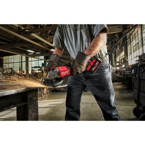 Schleifer 125 mm Milwaukee Akku-Winkelschleifer M18 FHSAG125XB-552X, 2 Akkus, HD Box 12443143
