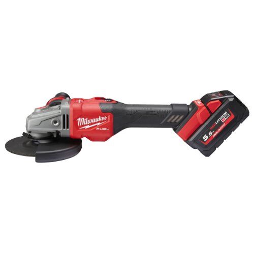  Schleifer 125 mm Milwaukee Akku-Winkelschleifer M18 FHSAG125XB-552X, 2 Akkus, HD Box 12443143