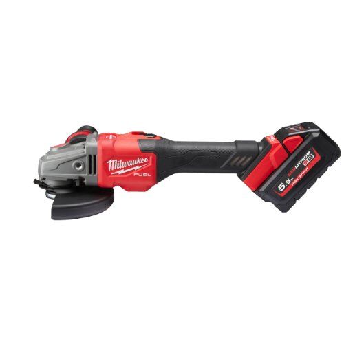  Schleifer 125 mm Milwaukee Akku-Winkelschleifer M18 FHSAG125XB-552X, 2 Akkus, HD Box 12443143