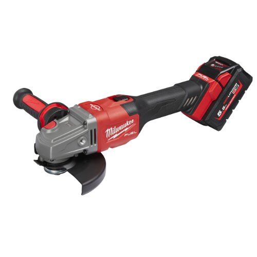  Schleifer 125 mm Milwaukee Akku-Winkelschleifer M18 FHSAG125XB-552X, 2 Akkus, HD Box 12443143