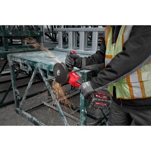  Schleifer 125 mm Milwaukee Akku-Winkelschleifer M18 FHSAG125XPDB-552X, 2 Akkus, HD Box 12443141