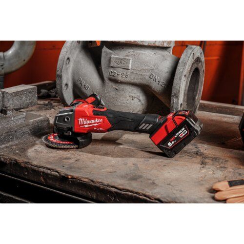  Schleifer 125 mm Milwaukee Akku-Winkelschleifer M18 FSAGV125XB-0X 12443146
