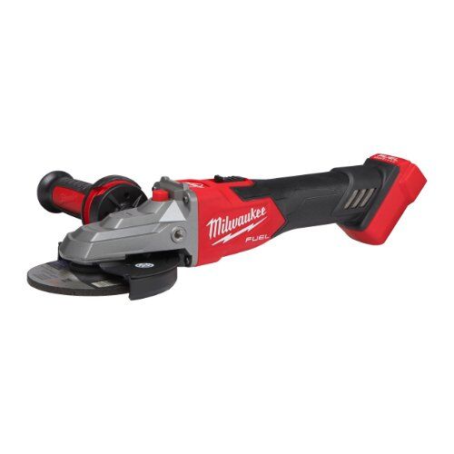  Schleifer 125 mm Milwaukee Akku-Flachkopf-Winkelschleifere mit Bremse M18 FSAGF125XB-0X 12443148