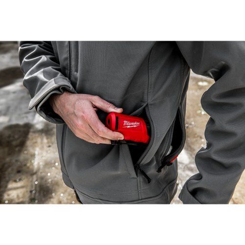 Thermo-Jacken und Pullover Milwaukee Akku-Thermo-Jacke M12HJGREY5-0 ohne Akku Gr. 3XL grau 12443297