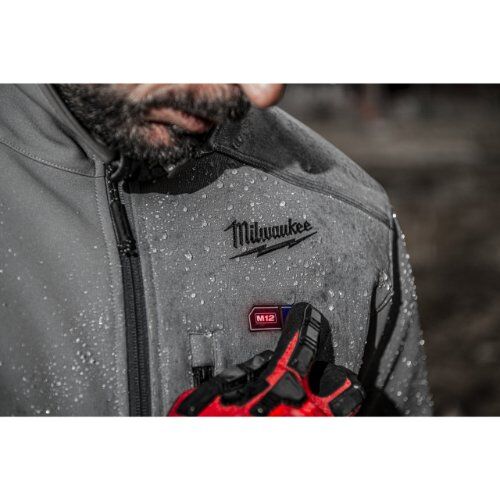  Thermo-Jacken und Pullover Milwaukee Akku-Thermo-Jacke M12HJGREY5-0 ohne Akku Gr. 3XL grau 12443297