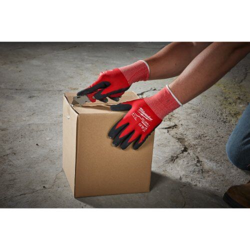 Persönliche Schutzausrüstung Arbeitshandschuhe Milwaukee Kälteschutzhandschuh FLEX Cut Winter Klasse 1/A, Gr. 10 rot-schwarz, 1 Paar 12443571