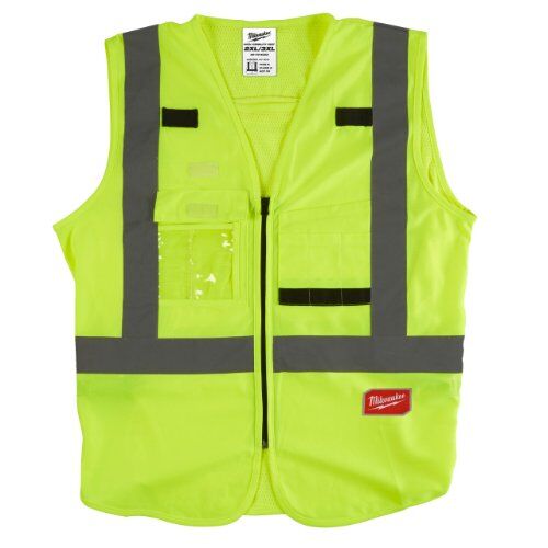  Warnschutzwesten Milwaukee Warnschutzweste, Gr. 2XL-3XL gelb 12443451