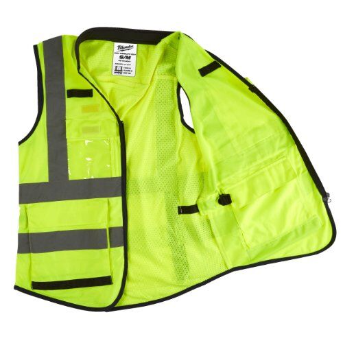  Warnschutzwesten Milwaukee Premium Warnschutzweste, Gr. L-XL gelb 12443444