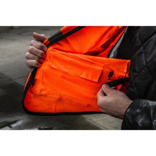  Warnschutzwesten Milwaukee Premium Warnschutzweste, Gr. S-M orange 12443446