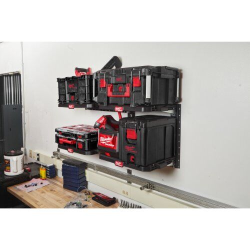  Adapter und Koffereinlagen Milwaukee PACKOUT Schienensystem-Set z.Wandmontage 12443401