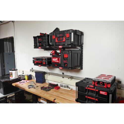  Adapter und Koffereinlagen Milwaukee PACKOUT Schienensystem-Set z.Wandmontage 12443401