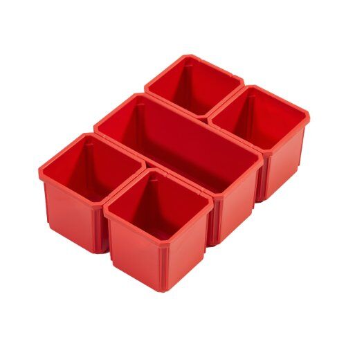  Adapter und Koffereinlagen Milwaukee Ersatzboxen für Organiser PACKOUT (5 Stk.) 12443400