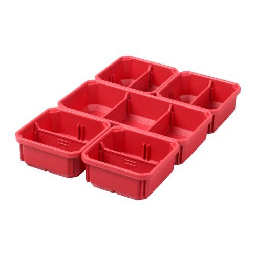  Adapter und Koffereinlagen Milwaukee Ersatzboxen für Organiser Slim PACKOUT (5 Stk.) 12443399