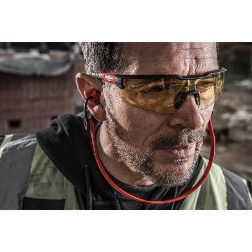  Persönliche Schutzausrüstung Schutzbrillen Milwaukee Schutzbrille kratzfest, Brillenglas gelb 12443434