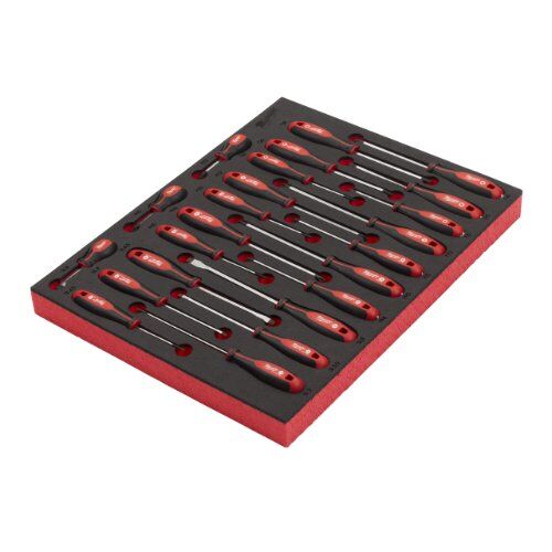  Schaumstoffeinsätze Milwaukee Tri-Lobe Schraubendreher Einlage 23-tlg. 12443418