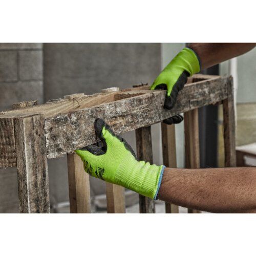  Persönliche Schutzausrüstung Arbeitshandschuhe Milwaukee Schnittschutzhandschuh Touchscreen Klasse 2/B HI-VIS Gr. 7 12443543