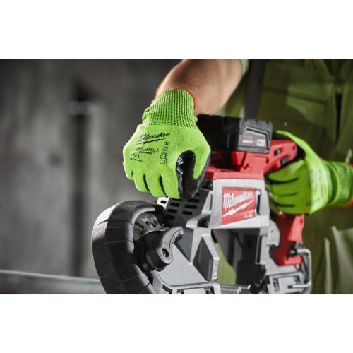  Persönliche Schutzausrüstung Arbeitshandschuhe Milwaukee Schnittschutzhandschuh Touchscreen Klasse 5/E HI-VIS, Gr. 9 12443565