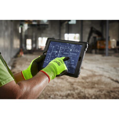  Persönliche Schutzausrüstung Arbeitshandschuhe Milwaukee Schnittschutzhandschuh Touchscreen Klasse 5/E HI-VIS, Gr. 9 12443565
