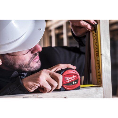  Kompakt Milwaukee Bandmaß Slim 5 m/25 mm, nicht-magnetisch 12443881