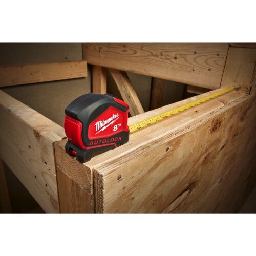  Kompakt Milwaukee Bandmaß Pro-Compact 8 m Autolock 12443883