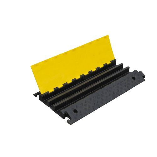  Überfahrplatten müba-Kabelüberfahrschutz mit Nut und Federsystem und 3 Kanälen Ø60 mm 12444834