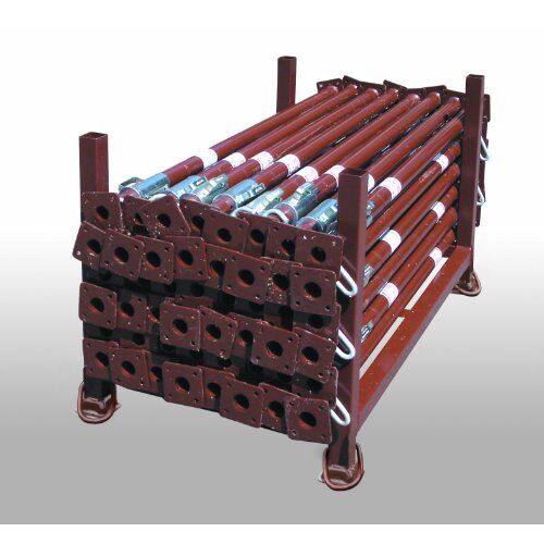 Mietparkpaletten müba-Mietpark-Palette -super stabil- aus Rohr 60x60x3mm, lichtes Maß zwischen den Holmen 1,30x0,70x0,70m, Tragfähigkeit 2000kg, lackiert 12444607