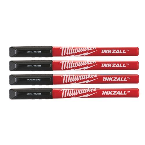  Messen und Markieren Markieren Milwaukee Fineliner schwarz INKZALL, 4 Stk. 12443915