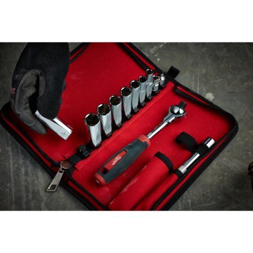  Ratschen- und Steckschlüssel-Sets Milwaukee 3/8" Ratschensatz (Handwerker), 12-tlg. 12444097