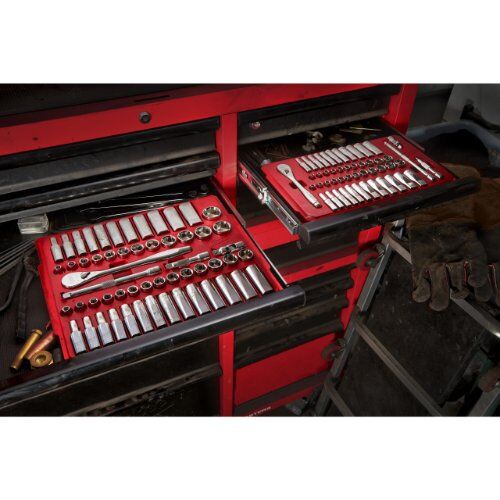  Ratschen- und Steckschlüssel-Sets Milwaukee 1/4" Ratschen- und Steckschlüsseleinsatz Set 50-tlg. 12444099