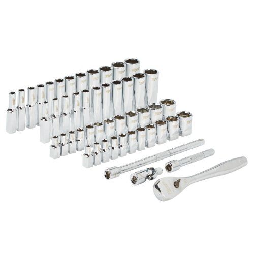  Ratschen- und Steckschlüssel-Sets Milwaukee 1/4" Ratschen- und Steckschlüsseleinsatz Set 50-tlg. 12444099