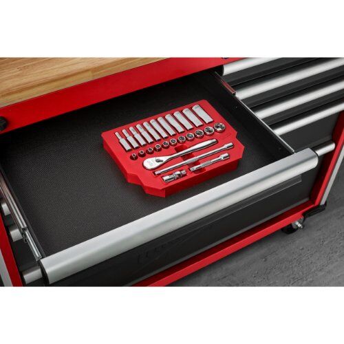  Ratschen- und Steckschlüssel-Sets Milwaukee 3/8" Ratschen- und Steckschlüsseleinsatz Set 32-tlg. metr. 12444100
