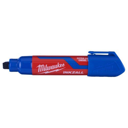  Messen und Markieren Markieren Milwaukee Permanentmarker INKZALL mit Keilspitze, blau, Größe XL 12443908