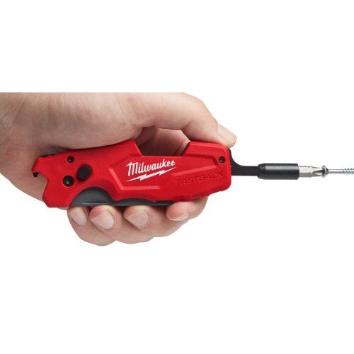  Handwerkzeuge Messer und Klingen Milwaukee Universal-Klappmesser mit Bithalter FASTBACK 12444048