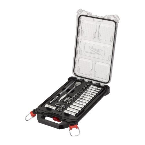  Ratschen- und Steckschlüssel-Sets Milwaukee 3/8" Ratschen- und Steckschlüssel-Set 32-tlg. 12444103