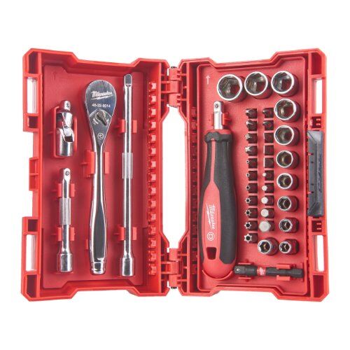  Ratschen- und Steckschlüssel-Sets Milwaukee 1/4" Ratschen-Steckschlüssel Bit-Satz 38 PC 12444167