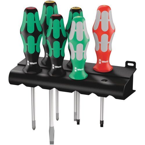  Kraftform Plus – Serie 300 334/368/6 Schraubendrehersatz + Rack, 6-teilig 12452280