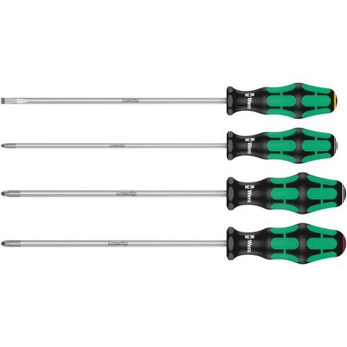  Kraftform Plus – Serie 300 335/350/355/4 Schraubendrehersatz Kraftform Plus Lasertip mit 200 mm langen Klingen, 4-teilig 12452249