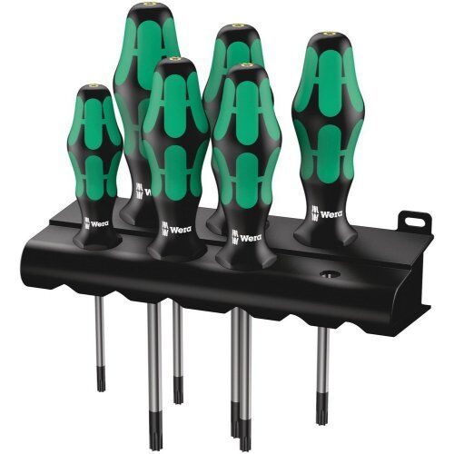  Kraftform Plus – Serie 300 367/6 TORX HF Kraftform Plus Schraubendrehersatz mit Haltefunktion + Rack, 6-teilig 12452171