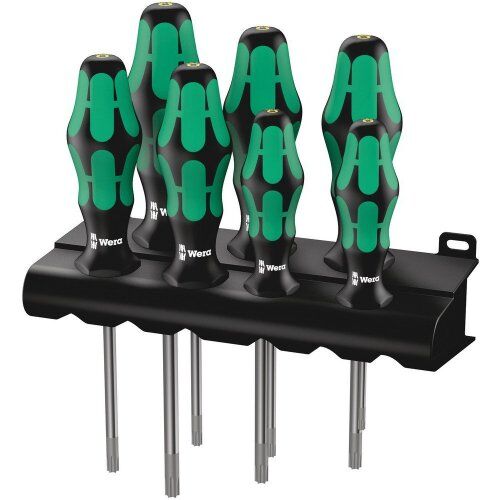  Kraftform Plus – Serie 300 367/7 TORX HF Kraftform Plus Schraubendrehersatz mit Haltefunktion + Rack, 7-teilig 12452092