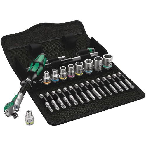  Knarren Wera 8100 SA 6 Zyklop Speed-Knarrensatz, 1/4"-Antrieb, metrisch, 26-teilig 12451900