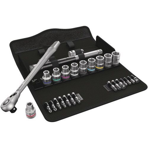  Die Zyklop Metal Knarre Switch, 1/2" 8100 SC 11 Zyklop Metal-Knarrensatz, Umschalthebel, 1/2"-Antrieb, zöllig, 28-teilig 12453324