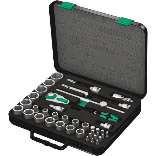 Die Zyklop Speed Knarren, 1/2" 8100 SC 4 Zyklop Speed-Knarrensatz, 1/2"-Antrieb, zöllig, 38-teilig 12453325