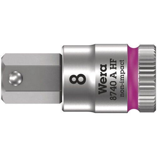  Zyklop Knarren Zubehör, 1/4" 8740 A HF Zyklop Bitnuss mit 1/4"-Antrieb, mit Haltefunktion für Innensechskantschrauben, 5 x 28 mm 12453250