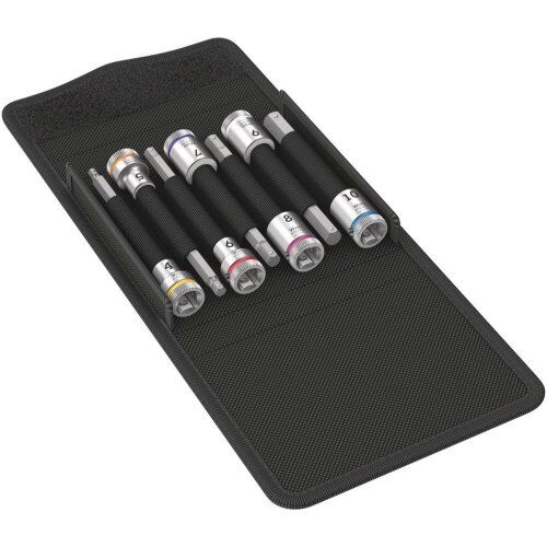  Zyklop Knarren Zubehör, 3/8" 8740 B HF 1 Zyklop Bitnuss-Satz, mit 3/8"-Antrieb, mit Haltefunktion für Innensechskantschrauben, 7-teilig 12453566