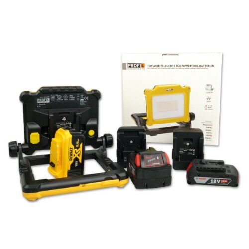  Bestseller PROFIL LED-Strahler Arbeitslicht | Für Powertool-Batterien | 20W | Flexibles Licht für Arbeitsplätze 12463386