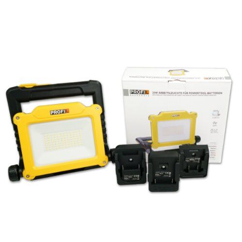  Bestseller PROFIL LED-Strahler Arbeitslicht | Für Powertool-Batterien | 20W | Flexibles Licht für Arbeitsplätze 12463386