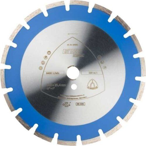  Klingspor Special DT 900 K Diamantgroßtrennscheiben, Weitverzahnt DT 900 K Diamanttrennscheiben 350 x 3 x 25,4 mm 21 Segmente 40 x 3 x 10 mm Weitverzahnt 12460707