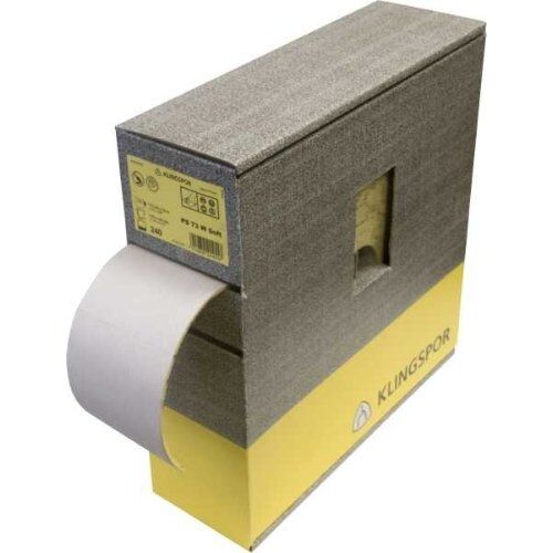  KLINGSPOR Schleifpapier-Rolle PS 73 BWF wirkstoffbeschichtet PS 73 BWF Rollen wirkstoffbeschichtet 115 x 25000 mm Korn 600 140PERF 12460166