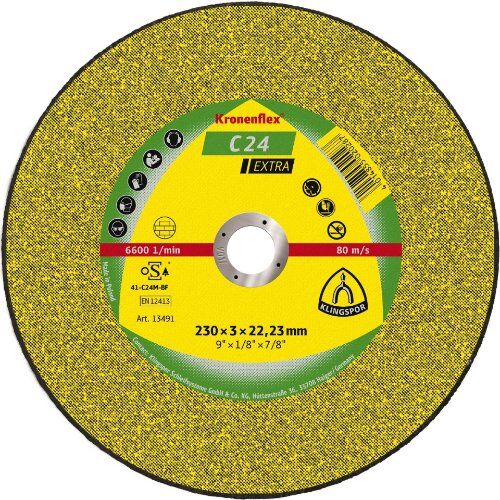  Klingspor C 24 EXTRA Trennscheibe Trennscheibe C24 Extra 230x3,0mm ger. Klingspor 12461019