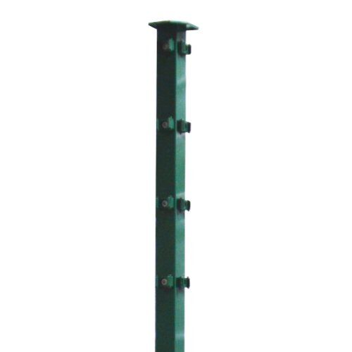  Eckpfosten RAL 6005 Zauneckpfosten mit Flacheisen RAL 6005 2000 mm 12463808